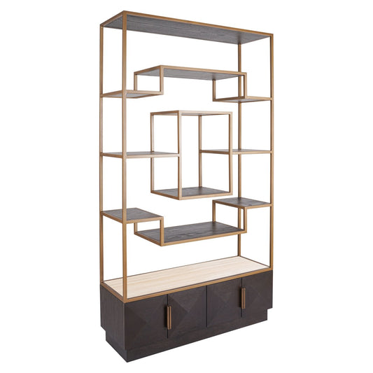 Display cabinet Claremont brown