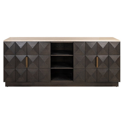 Sideboard Claremont brown  4-doors 2-shelves