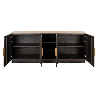 Sideboard Claremont brown  4-doors 2-shelves