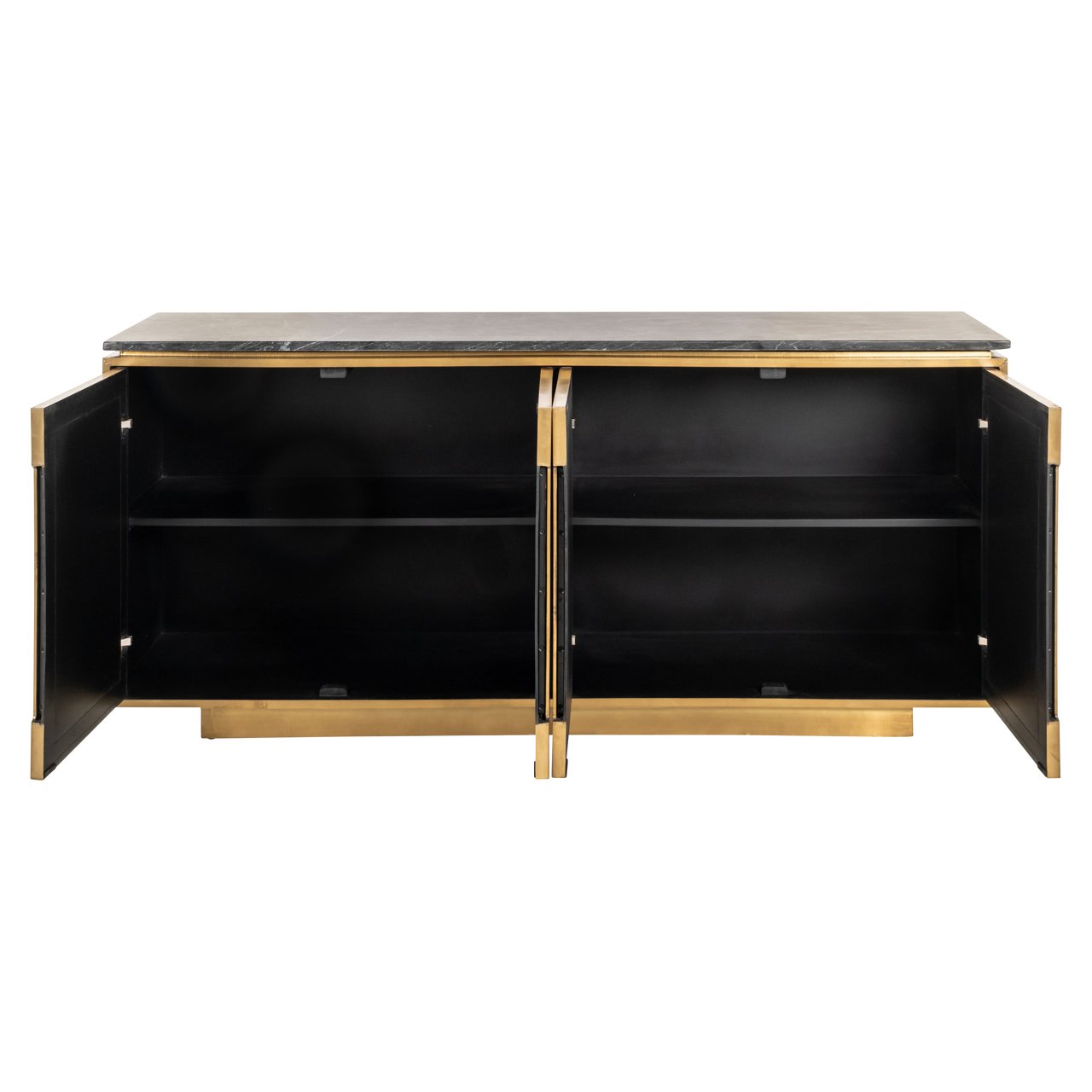 Sideboard Finsbury black/gold