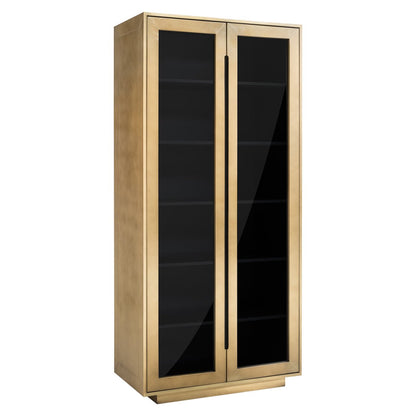 Storage cabinet Finsbury black/gold