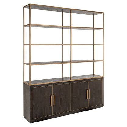 Display cabinet Carter brown large 4-doors