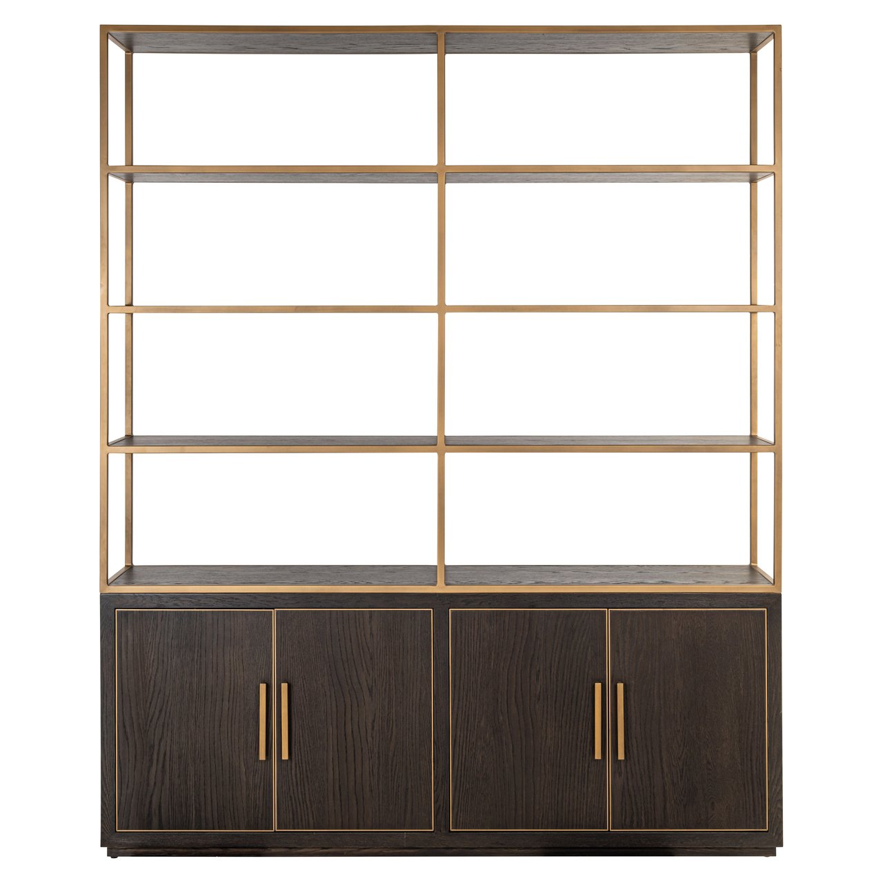 Display cabinet Carter brown large 4-doors