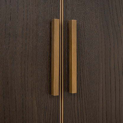 Display cabinet Carter brown large 4-doors