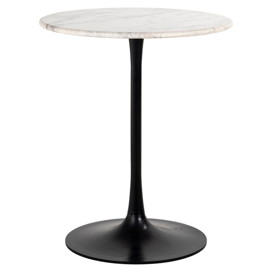 Bistro table Carlten black/white 65Ø