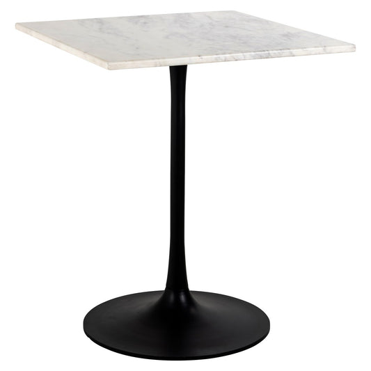 Bistro table Carlten black/white 65x65