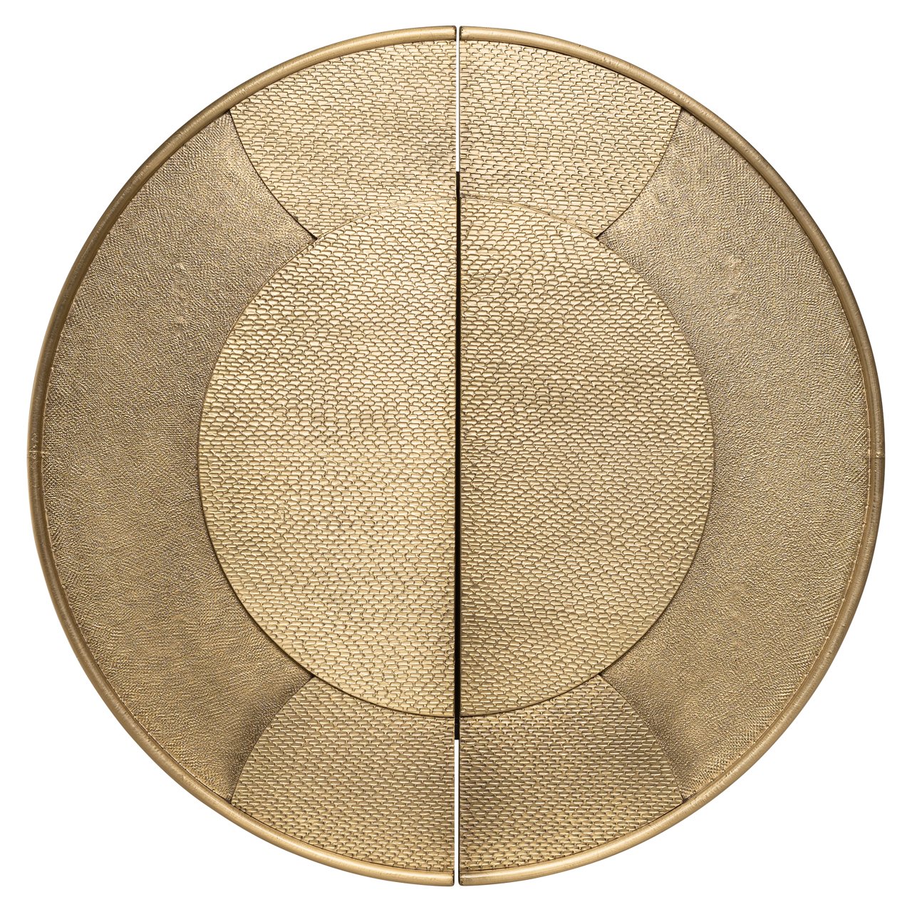 Storage cabinet Bowie black/gold