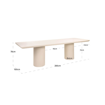 Table à manger extérieure