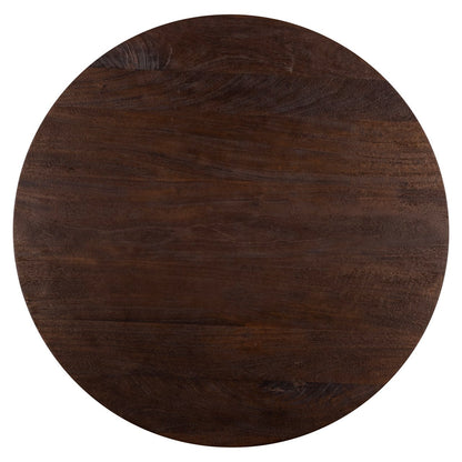 Bistro table Willow dark brown 80Ø