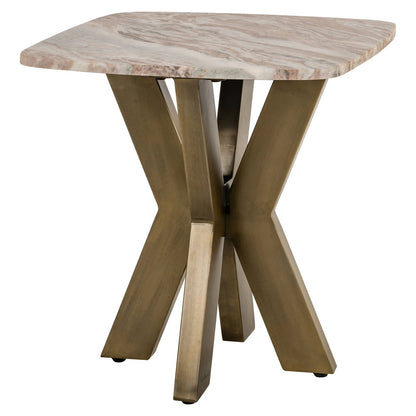 End table Bottega Blush beige