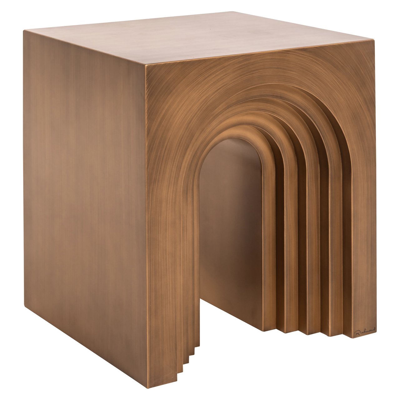 End table Vevey brushed gold