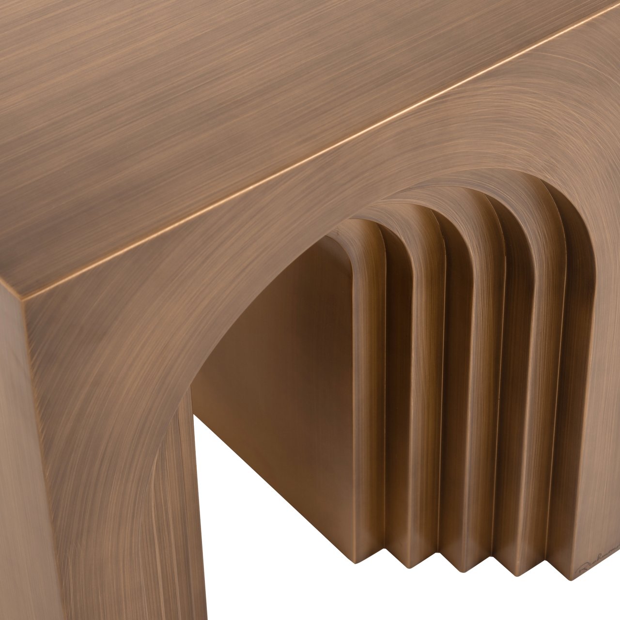 End table Vevey brushed gold