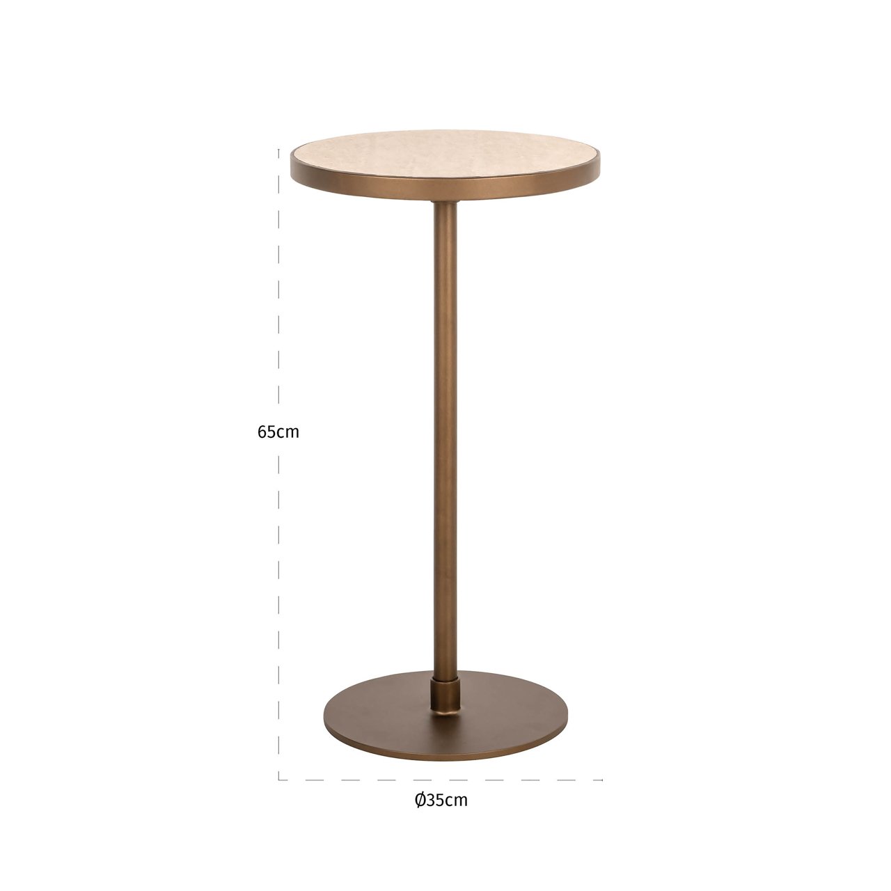 End table Selly beige
