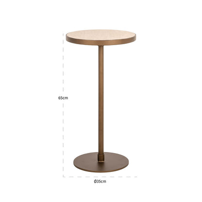 End table Selly beige