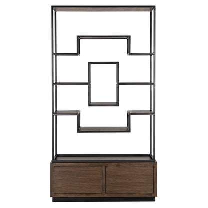 Display cabinet Bonvoy brown