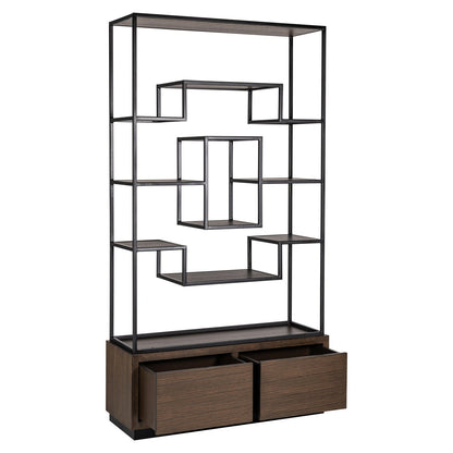 Display cabinet Bonvoy brown