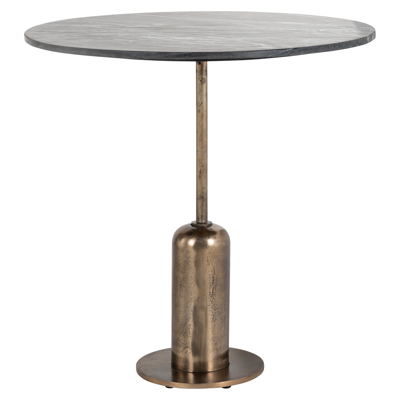 Bistro table Logan black/gold 75Ø