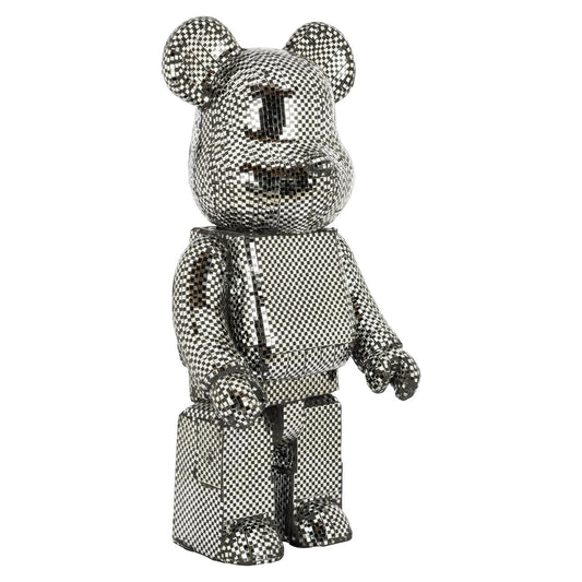 Decorative object Bear silver small