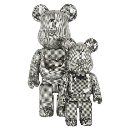 Decorative object Bear silver small