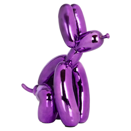 Decorative object Dog purple