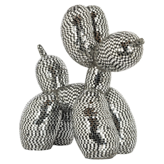 Decorative object Dog silver small