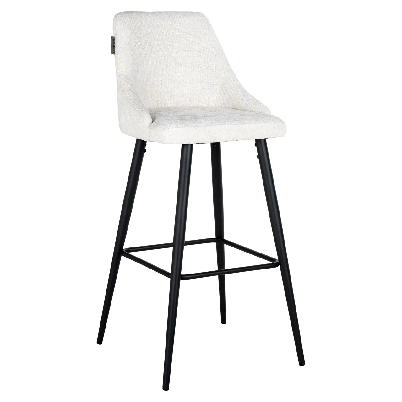 Bar stool Brooke white unicorn (Set of 2)