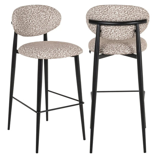 Bar stool Dantes natural geo fire retardant