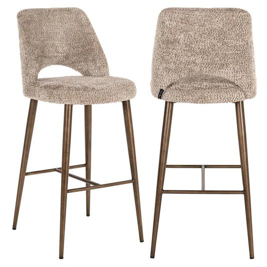 Bar stool Delphine lovely nature fire retardant