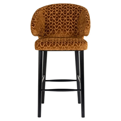 Bar stool Indigo old gold triangle