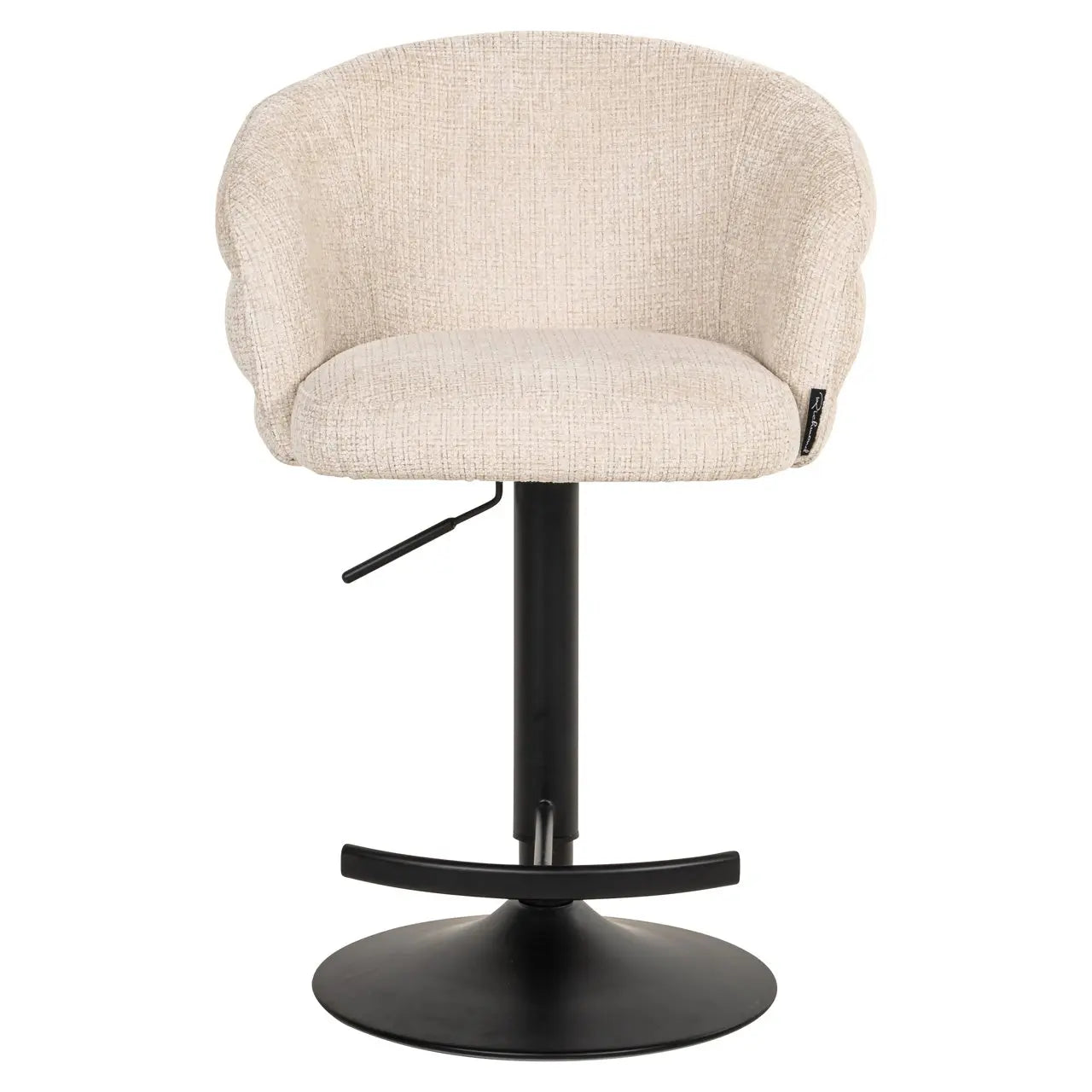 Bar stool Nikki niagara beige swivel fire retardant