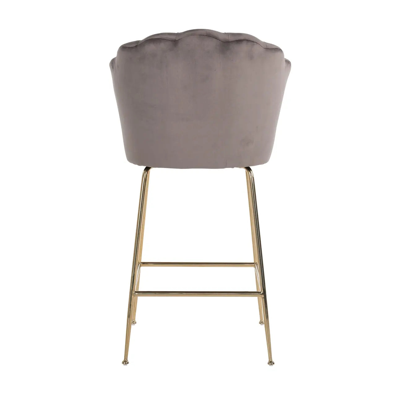 Bar stool Pippa stone velvet