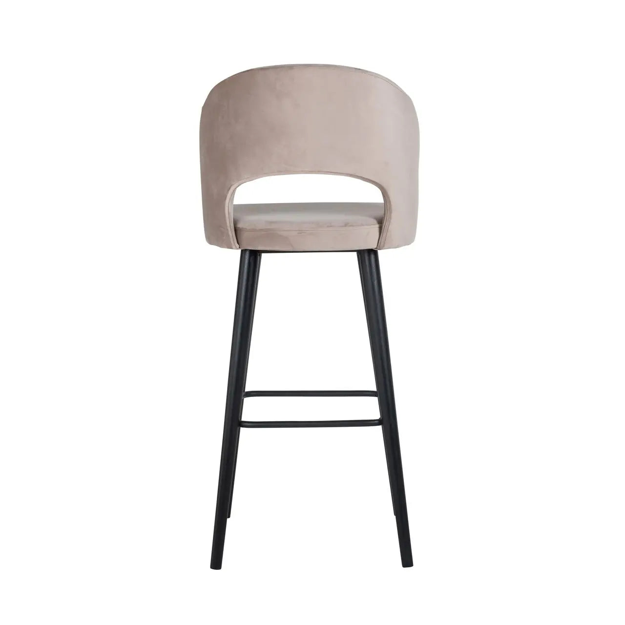 Bar stool Savoy khaki velvet