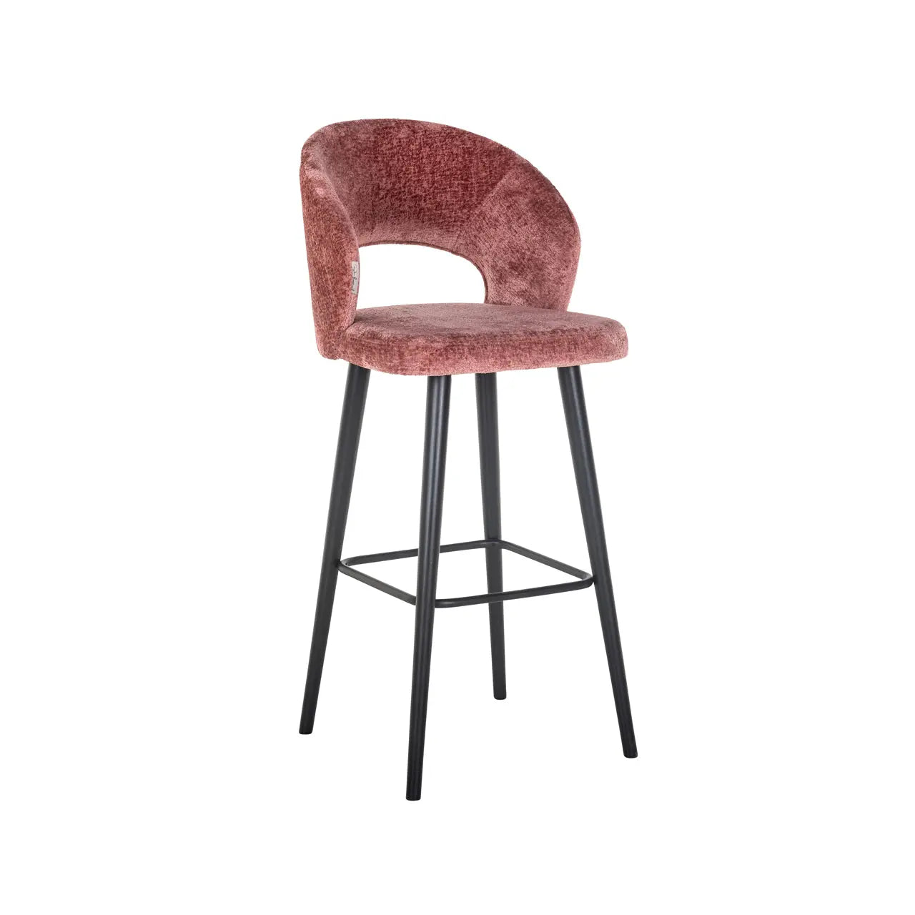Bar stool Savoy rose chenille