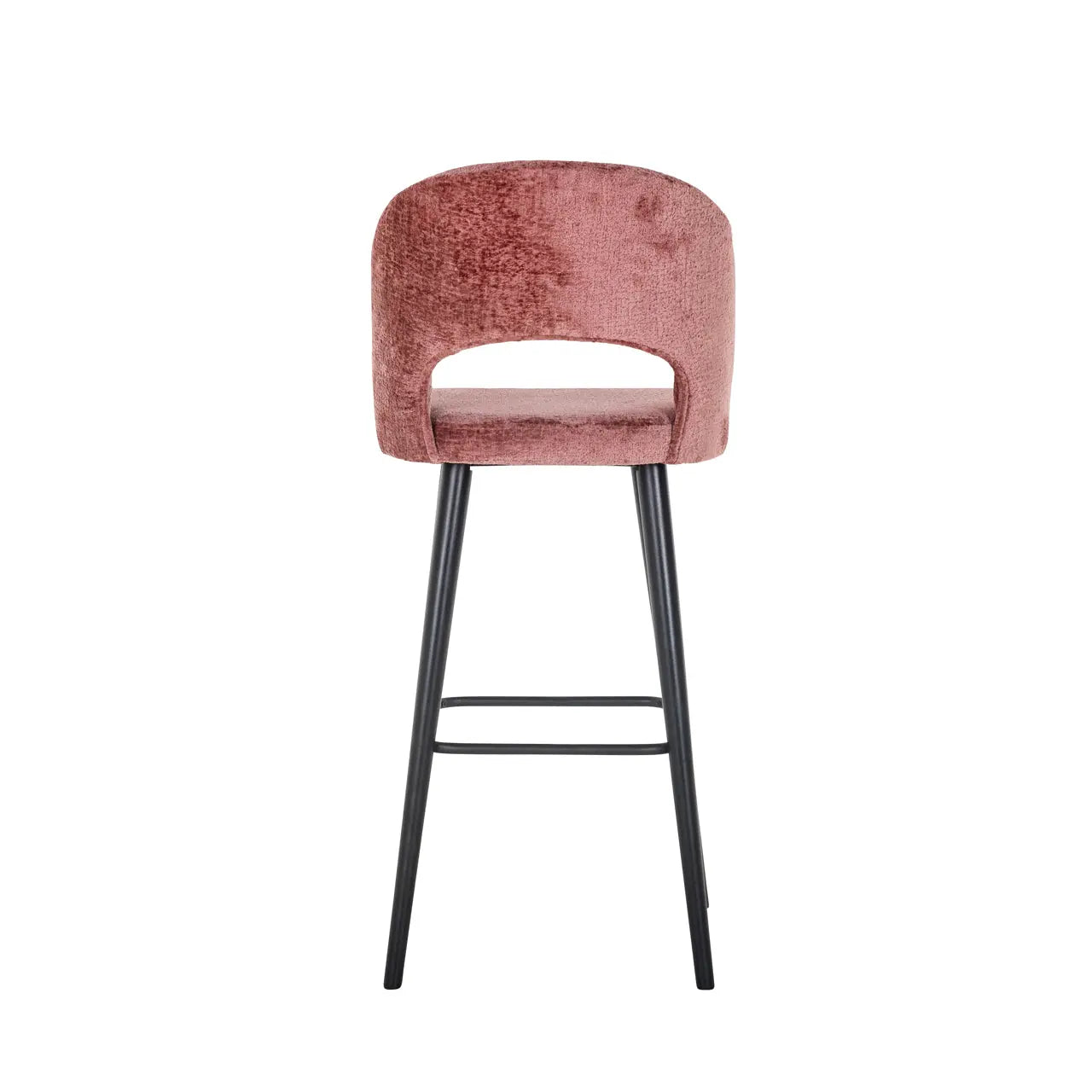 Bar stool Savoy rose chenille