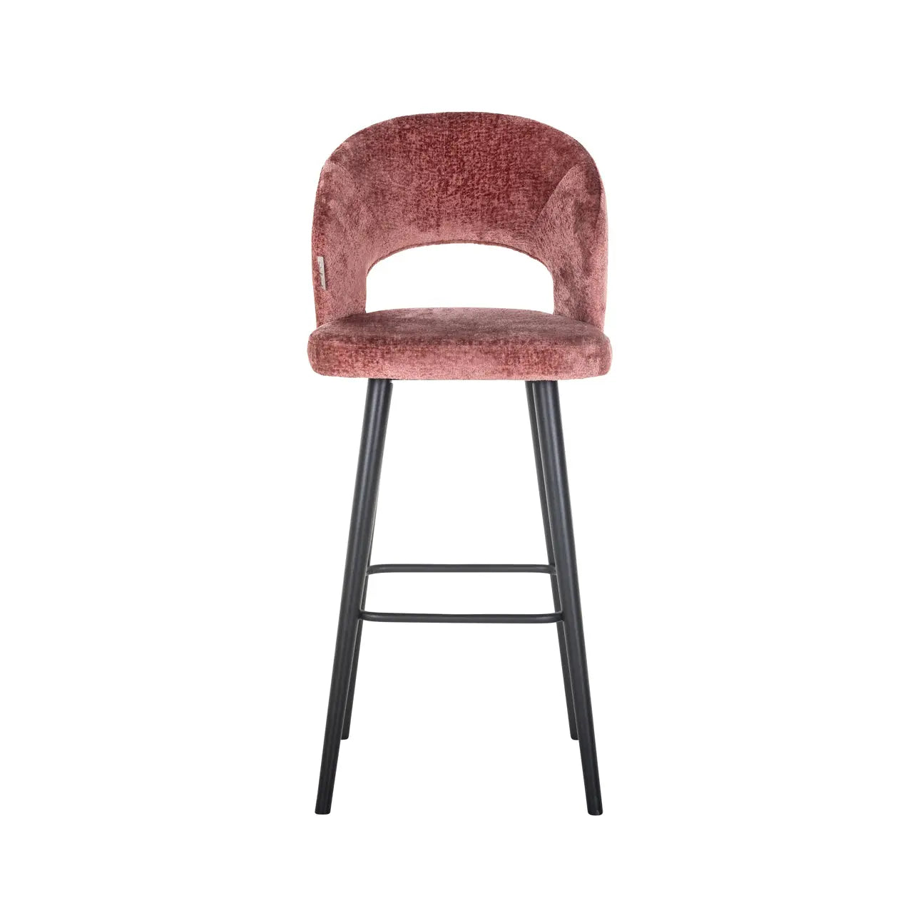 Bar stool Savoy rose chenille