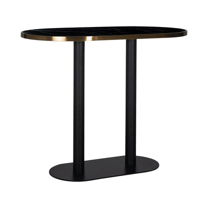 Bar table Zenza black oval