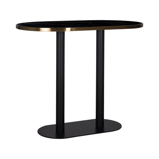 Bar table Zenza black oval