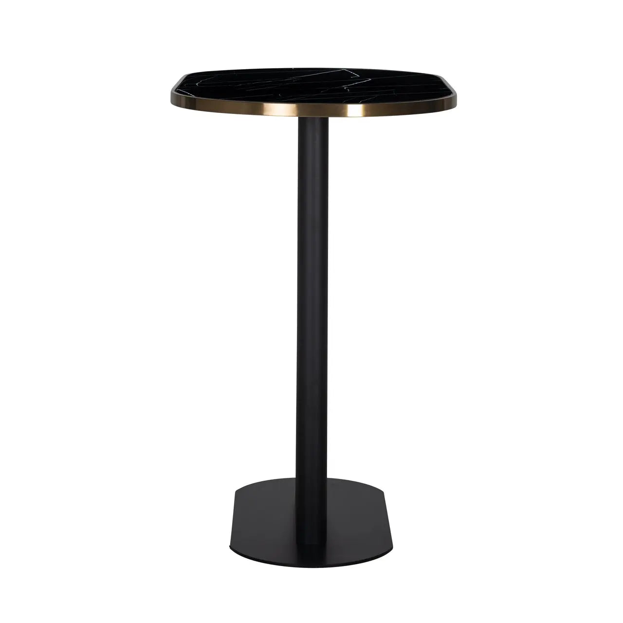 Bar table Zenza black oval