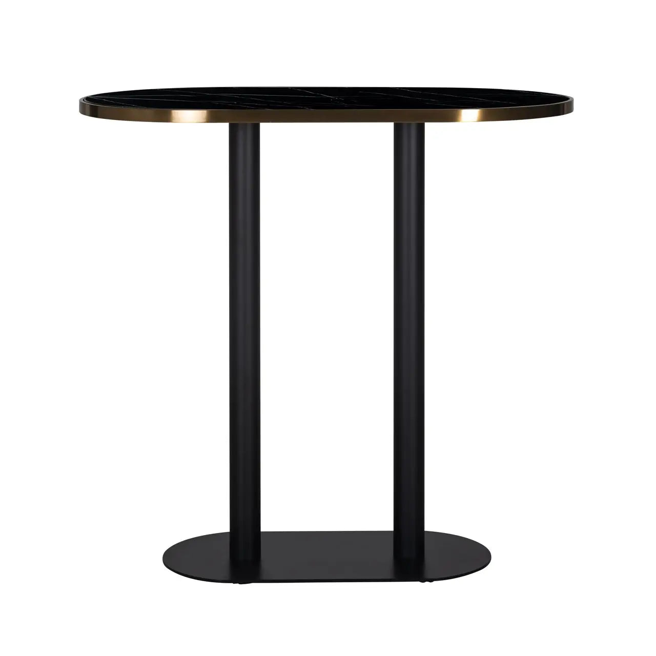Bar table Zenza black oval