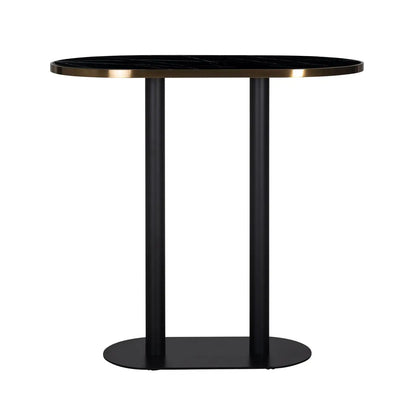Bar table Zenza black oval