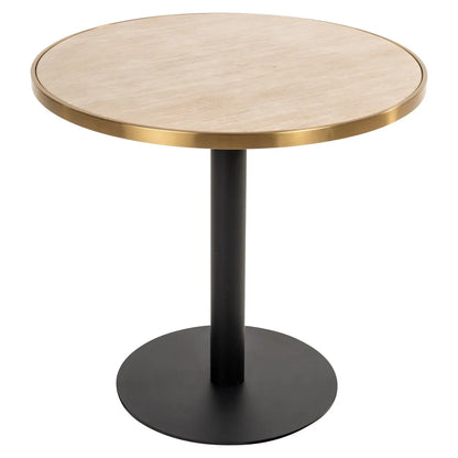Bistro table Brazza beige 80Ø
