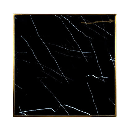 Bistro table Can Roca black/gold 70x70