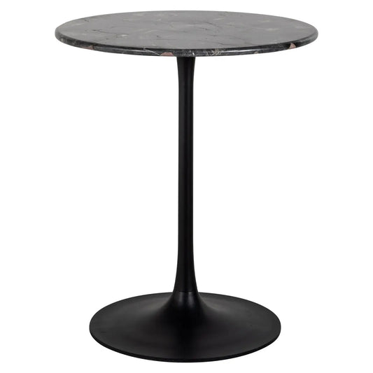 Bistro table Carlten black 65Ø