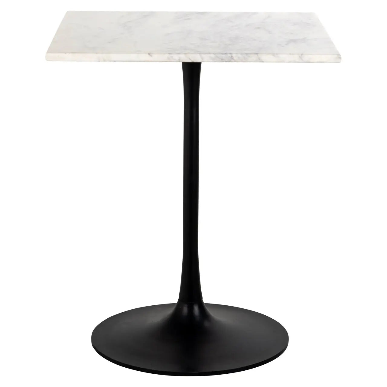 Bistro table Carlten black/white 65x65