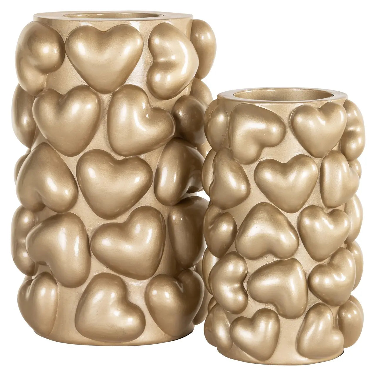 Candle holder Anne gold large