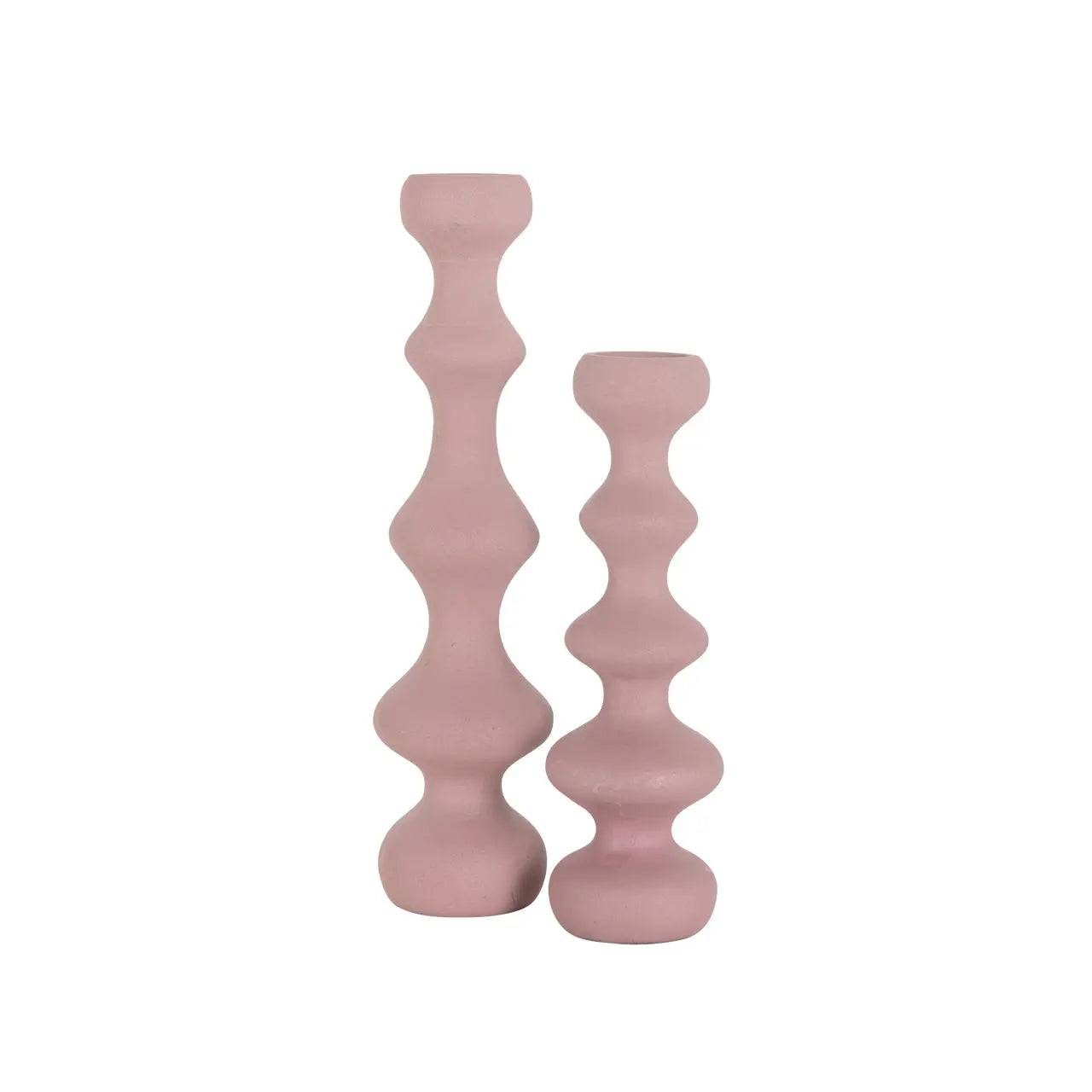 Candle holder Bijou pink large