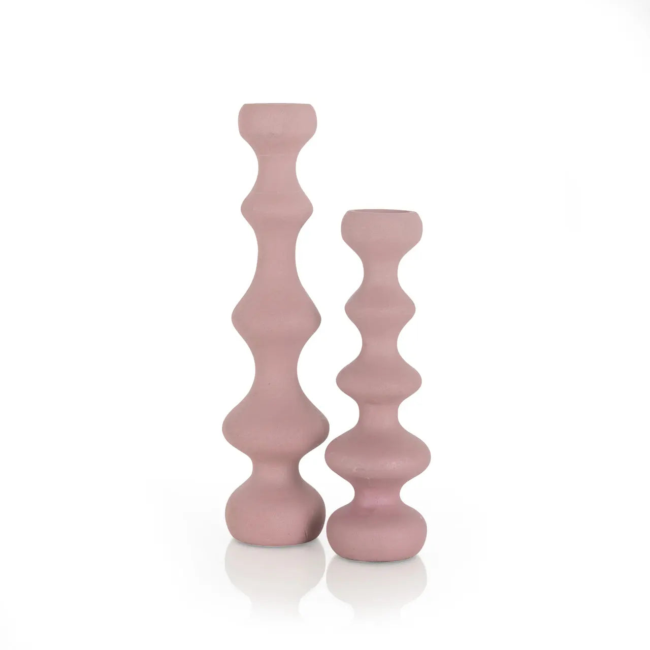 Candle holder Bijou pink small