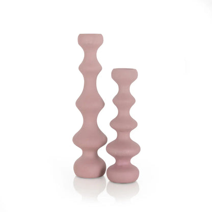 Candle holder Bijou pink small