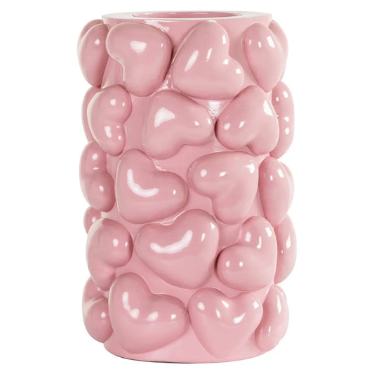 Candle holder Emel pink large