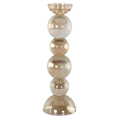 Candle holder Emie brown large